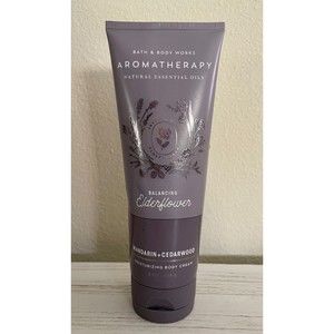 Bath Body Works Aromatherapy Balancing Elderflower Mandarin Cedarwood Body Cream